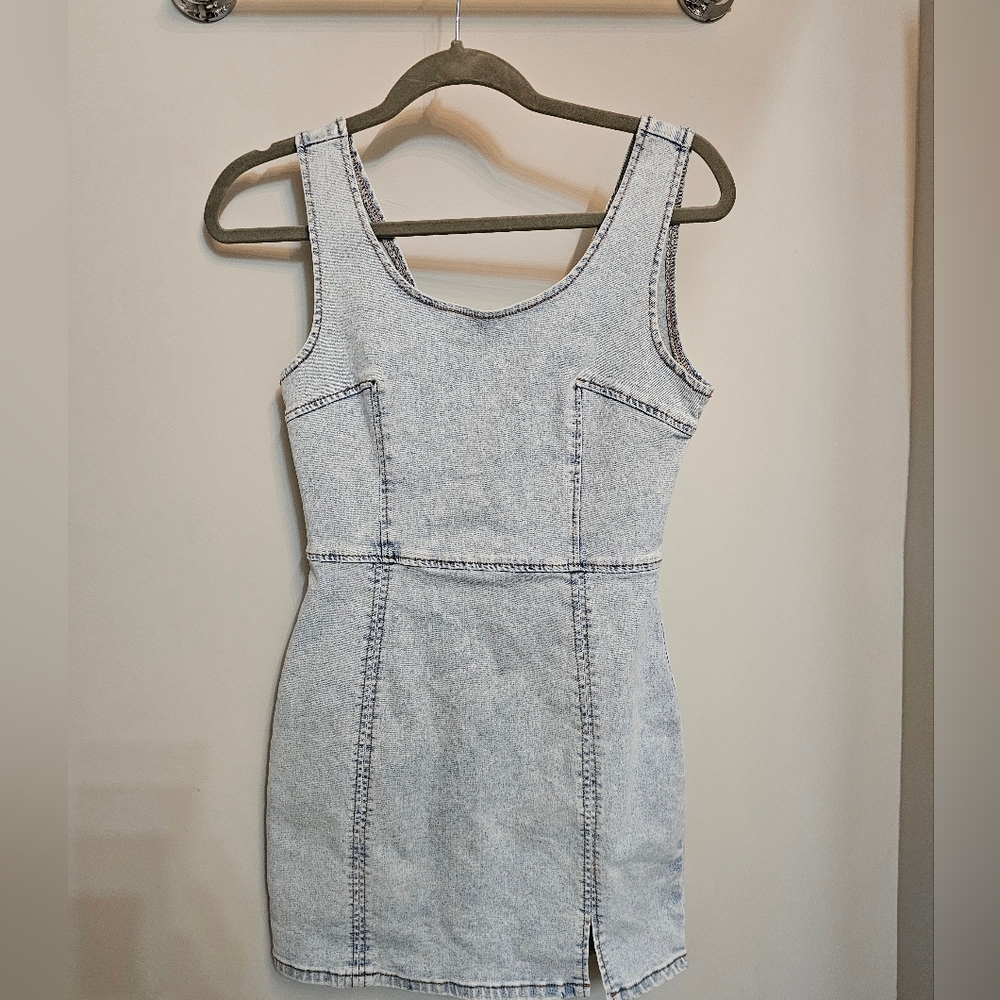 Casual Denim Mini Dress